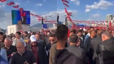 Miting alanını boşaltmayın, basına fırsat vermeyin