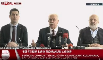 Perinçek: Sayın Bahçeli milliyetçilik bu mu?