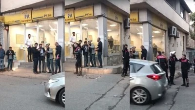 PTT ŞUBESİNDE SİLAHLI SOYGUN