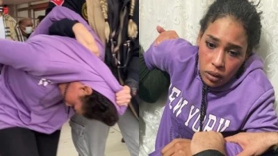 Teröristin yakalanma anına ilişkin görüntüler ortaya çıktı!